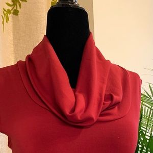 Cowl-neck Fitted Dress